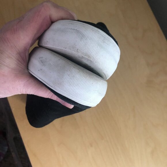 Vince Camuto Korli Suede Slip On Sneakers Women's size US 8.5 Black Platform - Picture 10 of 10